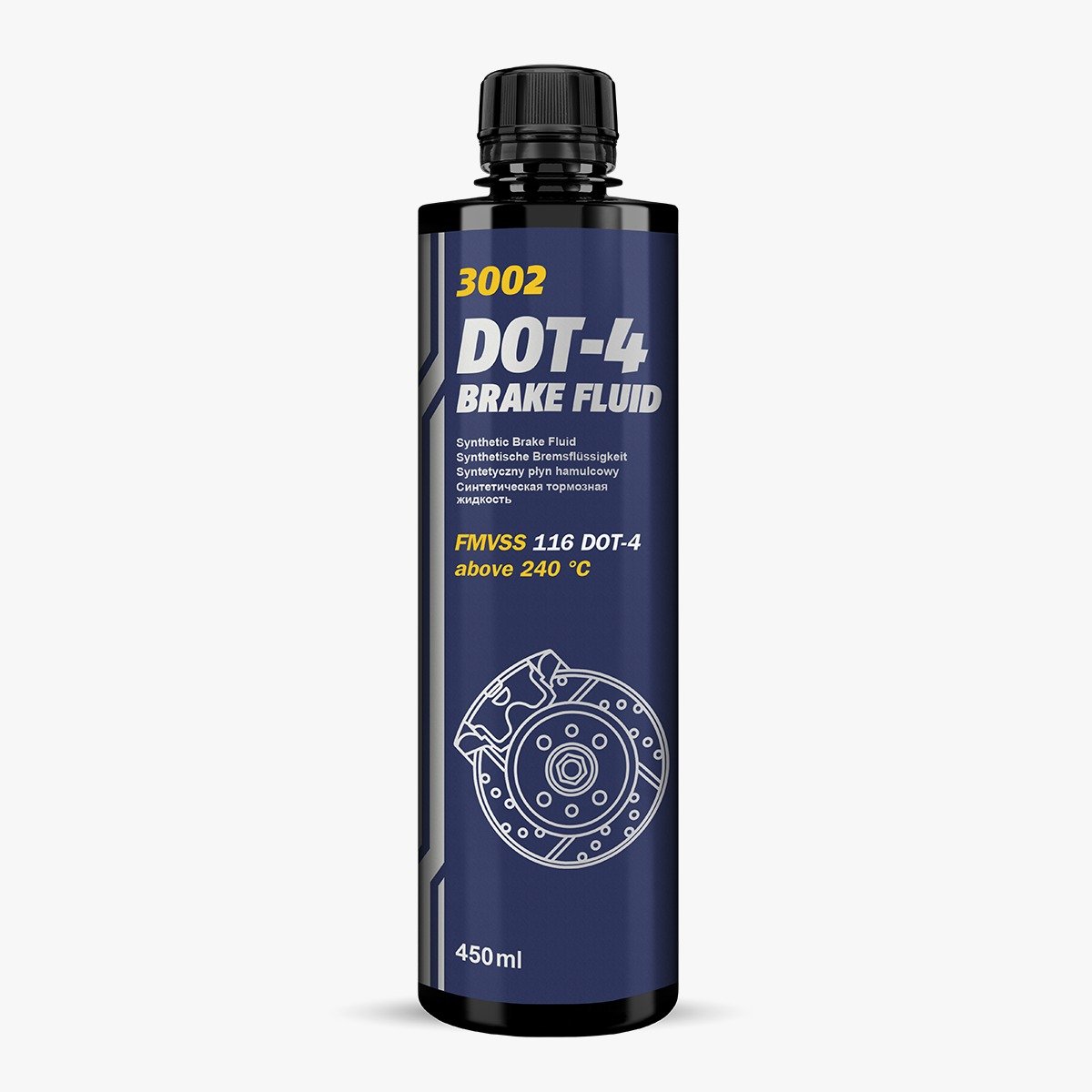 زيت فرامل و باكم Dot-4  من مانول 450مل